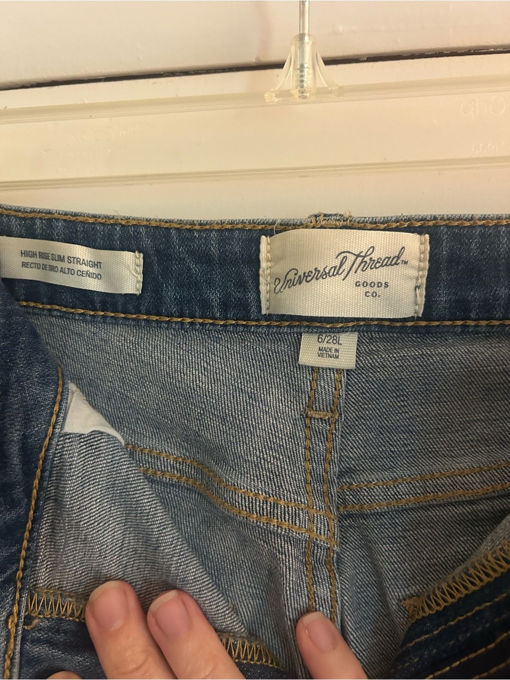 Universal Thread High Rise Slim Straight Jeans *New - Picture 4 of 5